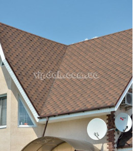 Бітумна черепиця SHINGLAS Колекція Кадриль Гранат