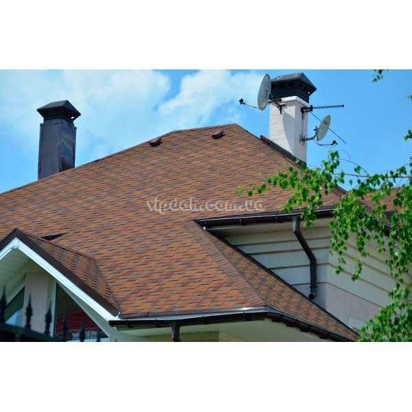 Бітумна черепиця SHINGLAS Колекція Фокстрот Сандал