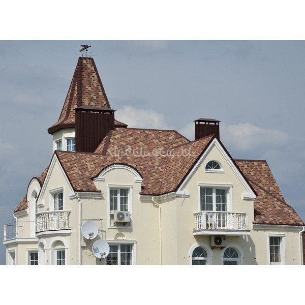 Бітумна черепиця SHINGLAS Колекція Фокстрот Сандал