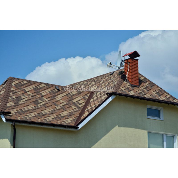 Бітумна черепиця SHINGLAS Колекція Фокстрот Сандал