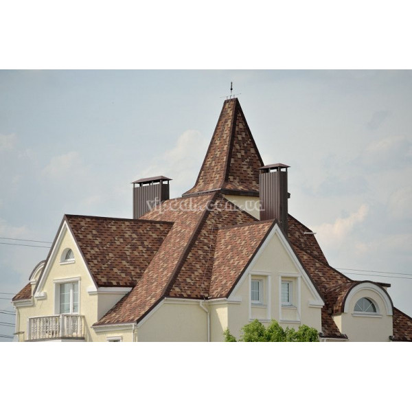 Бітумна черепиця SHINGLAS Колекція Фокстрот Сандал